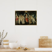 Primavera / Allegory of Spring von Botticelli Poster (Küche)