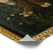 Primavera / Allegory of Spring von Botticelli Poster (Ecke)