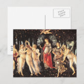 Primavera / Allegory of Spring von Botticelli Postkarte (Vorne/Hinten)