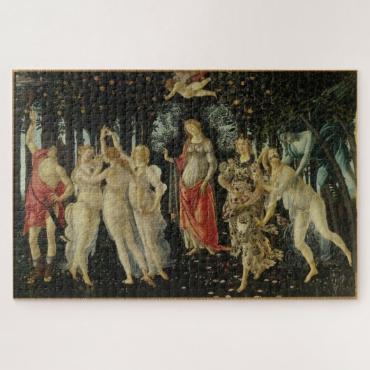 Primavera / Allegory of Spring von Botticelli Puzzle (Horizontal)