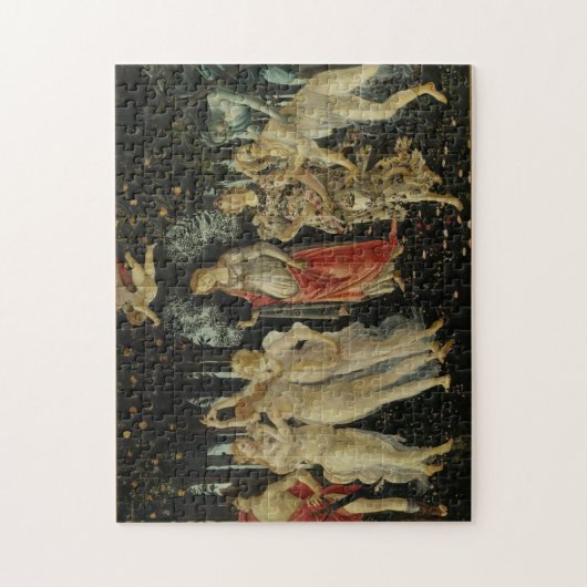 Primavera / Allegory of Spring von Botticelli Puzzle (Vertikal)