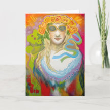 "Primavera, Baby!" Leere Gruß-Karte