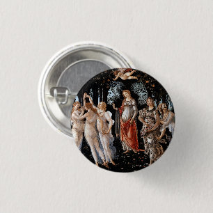 Primavera Botticelli Button