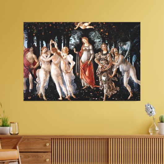 Primavera Botticelli Leinwanddruck (Insitu (Wohnzimmer))