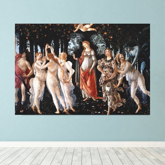 Primavera Botticelli Leinwanddruck (Insitu (Holzboden))