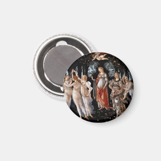Primavera Botticelli Magnet (Vorderseite/Rückseite)