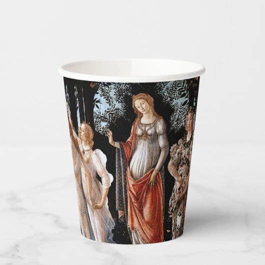 Primavera Botticelli Pappbecher (Links)