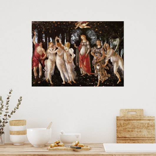 Primavera, Botticelli Poster (Küche)