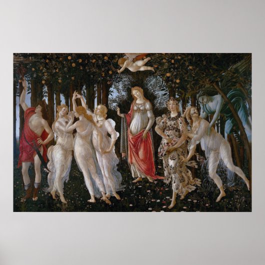 Primavera Botticelli Poster (Vorne)