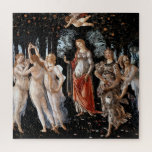 Primavera Botticelli Puzzle<br><div class="desc">Primavera von Botticelli. Klassisches Multifigurenportrait in der Natur. Reproduktion berühmter Kunstbilder im öffentlichen Bereich.</div>
