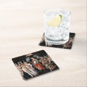 Primavera Botticelli Rechteckiger Pappuntersetzer (Vor Ort)