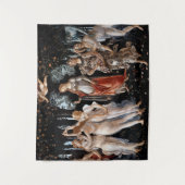 Primavera Botticelli Wandteppich (Vorderseite)