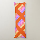 Primavera bunt-gelb-orange-rosa Muster Seitenschläferkissen (Rückseite (Vertikal))