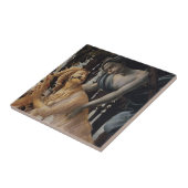 Primavera, Chloris und Zephyrus, Sandro Botticelli Fliese (Seite)