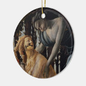 Primavera, Chloris und Zephyrus, Sandro Botticelli Keramik Ornament (Links)