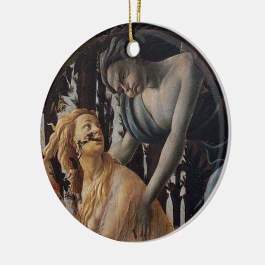 Primavera, Chloris und Zephyrus, Sandro Botticelli Keramik Ornament (Links)