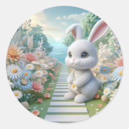 Primavera colorida Moderna Runder Aufkleber