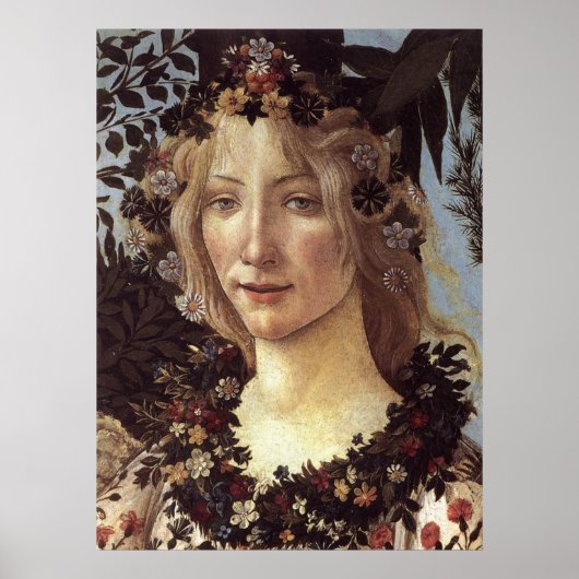 Primavera (Detail-Flora,Göttin des Frühlings) Post Poster (Vorne)