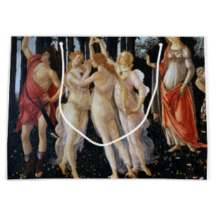 Primavera (Detail), Sandro Botticelli, 1482 Große Geschenktüte