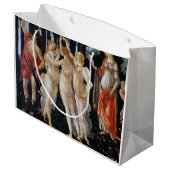 Primavera (Detail), Sandro Botticelli, 1482 Große Geschenktüte (Rückseite Schrägansicht)