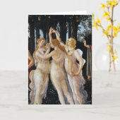 Primavera (Detail), Sandro Botticelli, 1482 Karte (Gelbe Blume)