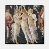 Primavera (Detail), Sandro Botticelli, 1482 Magnet (Vorne)