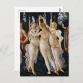 Primavera (Detail), Sandro Botticelli, 1482 Postkarte (Vorne/Hinten)