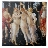 Primavera (Detail), Sandro Botticelli Fliese (Vorderseite)