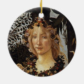 Primavera, Details Flora von Sandro Botticelli Keramik Ornament (Hinten)