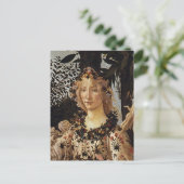 Primavera, Details Flora von Sandro Botticelli Postkarte (Stehend Vorderseite)