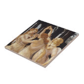 Primavera, Drei Graces von Sandro Botticelli Fliese (Seite)