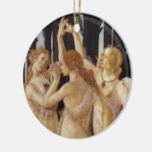 Primavera, Drei Graces von Sandro Botticelli Keramik Ornament (Links)
