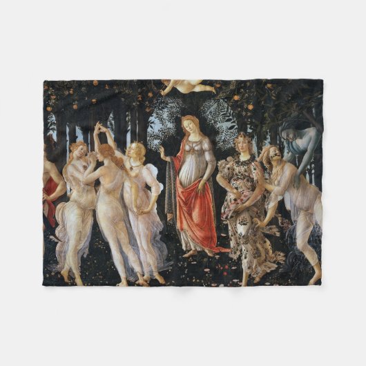 Primavera, Sandro Botticelli, 1482 Fleecedecke (Vorderseite (Horizontal))