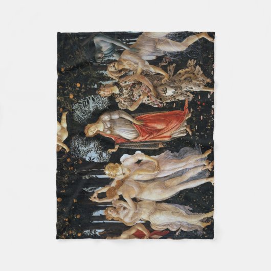 Primavera, Sandro Botticelli, 1482 Fleecedecke (Vorderseite)