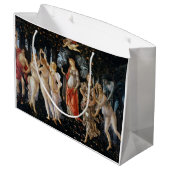 Primavera, Sandro Botticelli, 1482 Große Geschenktüte (Rückseite Schrägansicht)