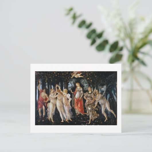 Primavera, Sandro Botticelli, 1482 Postkarte (Stehend Vorderseite)