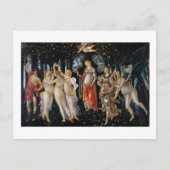 Primavera, Sandro Botticelli, 1482 Postkarte (Vorderseite)