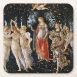 Primavera, Sandro Botticelli, 1482 Rechteckiger Pappuntersetzer<br><div class="desc">Sandro Botticelli (1445 - 17. Mai 1510) war ein italienischer Maler der frühen Renaissance. Er gehörte zur Florentiner Schule unter der Schirmherrschaft von Lorenzo de' Medici, einer Bewegung, die Giorgio Vasari weniger als hundert Jahre später in seinem Vita Botticelli als "goldenes Zeitalter" charakterisieren würde. Botticellis posthumen Ruf litt bis ins...</div>