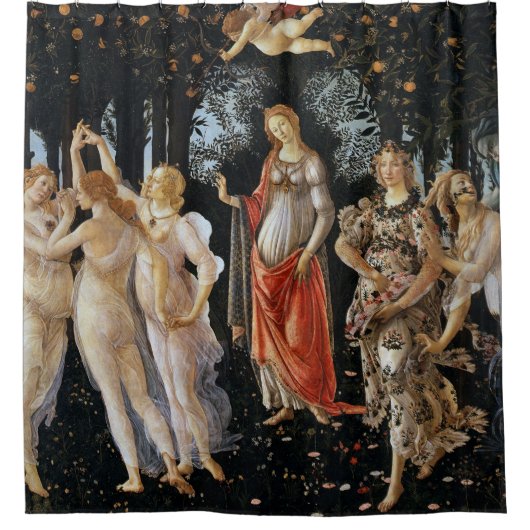 Primavera, Sandro Botticelli Duschvorhang (Vorderseite)