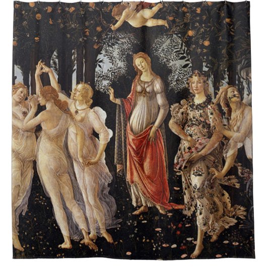 Primavera Sandro Botticelli Duschvorhang (Vorderseite)