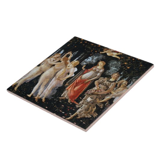 Primavera, Sandro Botticelli Fliese (Seite)
