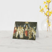 Primavera, Sandro Botticelli-schöne Kunst Karte (Gelbe Blume)