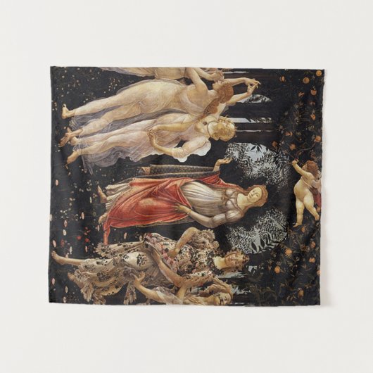 Primavera Sandro Botticelli Wandteppich (Vorderseite (Horizontal))