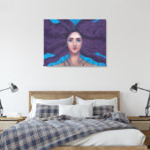 Primavera Spring Goddess Fantasy Surreal Portrait Leinwanddruck (Insitu (Schlafzimmer))