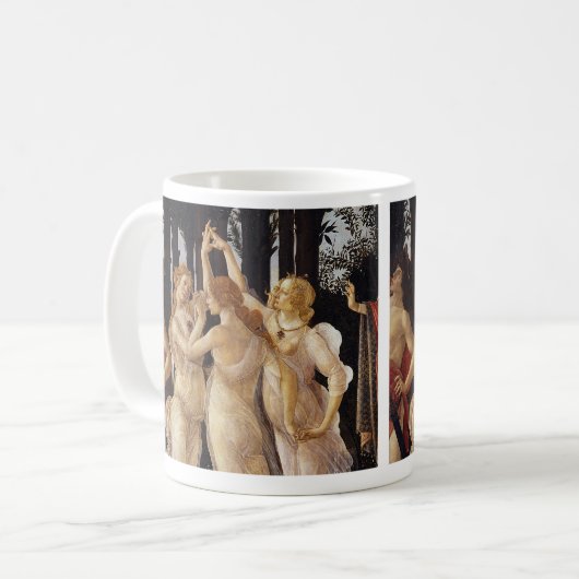 “Primavera” , The Three Graces Kaffeetasse (Vorderseite Links)
