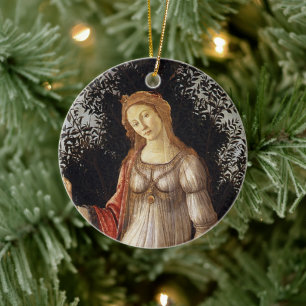 Primavera, Venus Detail von Sandro Botticelli Keramik Ornament