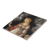 Primavera, Venusdetails von Sandro Botticelli Fliese (Seite)