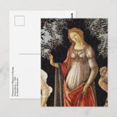Primavera, Venusdetails von Sandro Botticelli Postkarte (Vorne/Hinten)