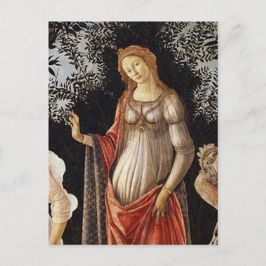Primavera, Venusdetails von Sandro Botticelli Postkarte (Vorderseite)