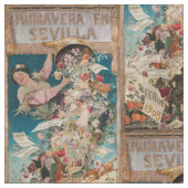 "Primavera Vintages Kunstgewebe en Sevilla" Stoff (Nahaufnahme)